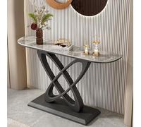 Générique Console de Rangement pour entrée, Table d'appoint étroite, Table Console Moderne, Base en métal, idéale pour l'entrée et Le Salon.