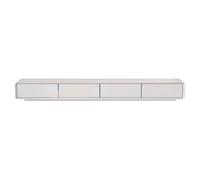 Générique Console d'entrée Fine avec étagère en marbre et Miroir, Meuble TV Moderne et élégant pour Salon et Chambre, avec 2 tiroirs (160 x 24 x 24 cm). Idéale pour décor