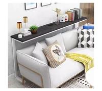 Générique Console d'entrée Fine, étagère de Rangement derrière Le canapé, Plateau Miroir Effet marbre, Table d'entrée Moderne, Console étroite de 80 cm de Haut pour Salon