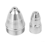Générique Consommables pour Machine De Découpe Plasma, électrodes en Cuivre sans Oxygène, Buses en Cuivre Au Chrome-Zirconium, Ensemble De 100 Pièces (Size_Name 1.7mm)