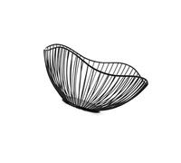 Générique Conteneur de fruits en métal contemporain Snacks élégants Plat de service de pain Panier de rangement décoratif pour comptoir de cuisine Panier de fruits en fer