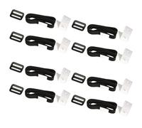 Générique Corde d'enroulement de Couverture Solaire Kit de Sangles pour Piscine Noir Plastique 1 Set Accessoire de Piscine pour Enrouleur de Couverture Solaire enterré