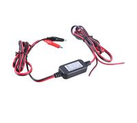 Générique Cordon d ' Alimentation de Sortie 14V ~ 30V à 12V 1A avec Clips, Fil de 2 mètres pour Bandes LED, moniteurs de caméra de vidéosurveillance, connecteur d ' Alimentation de Ventilateur