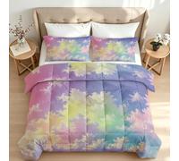 Générique Couette 220x240 4 Saisons 3D Nuages Ciel Pastel Duvet 2 Personne