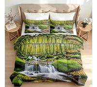 Générique Couette Imprimée 240x260 4 Saisons Réversible Cascade Forestière