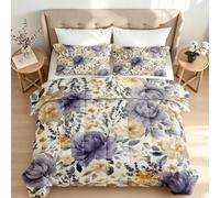 Générique Couette Imprimée 3D Floral Vintage Réversible