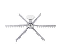 Générique Coupe- Entier 6 Tranches/8 Tranches/10 Tranches, Marqueur De Et De Gâteau En Aluminium, Guide De Coupe- 6-10 Et Coupe-gâteau Séparateur De Portions Pour Cheesecake, Coupe Rapide