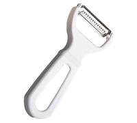 Générique Coupe Mandoline Portable Blanche en PP, Râpe à Carottes Manuelle, Trancheuse Légumes Sécurisée pour Cuisine et Usage Quotidien