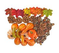 Générique Courges de Décoration | 166/180 Pièces Décorations Automne pour Maison - Décoration d'Intérieur pour Fête Cheminée Boulangerie Couronnes Noël Mariage Bureau