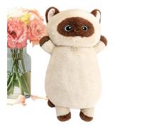 Générique Coussin Chat Long - Jouet Compagnon Peluche Mignon 65 cm,Coussin Long Canapé et Sommeil | pour Filles Adultes Chambre Bébé Maison Canapé Lit Salon Chambre Décoration Anniversaire Fêtes