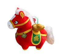 Générique Coussin de canapé à de Cheval du Zodiaque Chinois, Oreiller décoratif Doux pour Cadeaux du Nouvel an et décoration de la Maison, Oreiller décoratif du Nouvel an Chinois