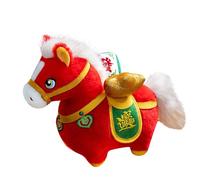 Générique Coussin de canapé à de Cheval du Zodiaque Chinois, Oreiller décoratif Doux pour Cadeaux du Nouvel an et décoration de la Maison, Oreiller décoratif du Nouvel an Chinois