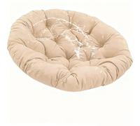 Générique Coussin de Chaise Suspendue, Papasan Coussins de Chaise Ronds, Coussin de Siège Jardin Imperméable Utilisation intérieure et extérieure pour chaises œufs Radar, Balcon,Kaki,110x110cm