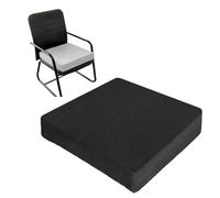 Générique Coussin De Siège Rehausseur, Coussin De Chaise, Coussin De Siège épais Antidérapant pour Sol, pour Les Personnes âgées, pour Bureau Fauteuil Roulant Jardinrestaurant,Noir,45x45x8cm