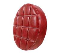 Générique Coussin de siège Rond pour Tabouret de Bar, Couvercle en Cuir PU, Haut de siège, Accessoires de Bar à Barre Remplacement Lourds pour Le Salon de Spa, Rouge
