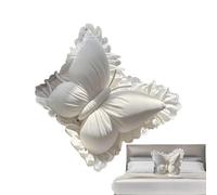 Générique Coussin Papillon À Dentelle - Oreiller Velours Thème Animal | Coussin Doux 50cm Décoratif pour Canapé Lit Fauteuil Chaise, Déco Maison Cadeau Fille Enfant Adulte