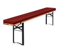 Générique Coussin Rembourré pour Banc 220 X 25/170 X 25/180 X 30 pour Coussins de Banc Antidérapants avec Fermeture Éclair pour Jardin, Terrasses et Bancs D'intérieur,Rouge,200x30x3cm