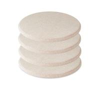 Générique Coussins de Chaise - Coussins d'assise en Mousse à mémoire de Forme, Lot de 4, Coussins Ronds pour Tabouret de Bar avec Dos antidérapant, Housses Amovibles, Coussins pour chaises de Cuisine