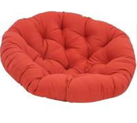 Générique Coussins de Chaise Ronds, Impermeable Coussin Chaises de Jardin Exterieur Intérieur Salon Balcon Fauteuil(Orange,50X50CM)