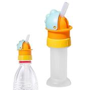 Générique Couvercle De Conversion De Paille - Sécurisé Anti-Fuite, Bouchon Adaptateur De Boisson De Taille 11,3 X 4,2 Cm, Embout Liquide Adapté Aux Voyages, Couvercle pour Boisson en Polypropylène