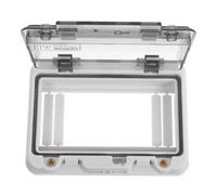 Générique Couvercle Transparent Étanche 6 Voies pour Boîtier Disjoncteur Protection Humidité pour Panneau Électrique Intérieur Fenêtre Inspection Intégrée