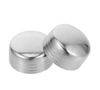 Générique Couvercles pour Shaker à Cocktail Accessoires Anti-déversement 2pcs en Acier Inoxydable Argenté 350ml Taille Portable et Léger pour Bar et Maison