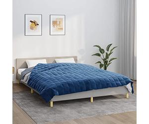 Générique Couverture lestée Bleu 220x240 cm 15 kg Tissu,Maison & Jardin,Linge,Literie,Couvertures,Bleu,15.35 KG,3154864