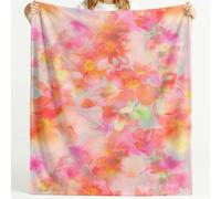 Générique Couverture Plaid Flanelle 150cm x 180cm Épais Couvertures Polaire d'automne Chaud, Moderne Élégant Romantique Cosy Frais Doux Nature Floral Moelleuse Légères Couvertures