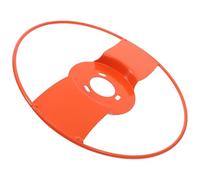 Générique Couvre-tête Protection Anti-herbes Volantes Orange de Débroussailleuse Fer Renforcé 27,5x27,5x0,5 Cm pour Entretien de Pelouses Denses