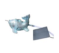 Générique Cracheur d'étang à énergie Solaire, Petite Fontaine d'eau en Forme de Poisson, décor extérieur en résine pour étangs de Jardin (6, 89x6, 30x5, 51 Pouces)