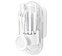 Générique Crochet Cuisine Adhésif Support Adhésif De Rangement | Organisateur Mural Cuisine Convient pour Chambre Salle de Bain Sous Meuble Éplucheur Grattoir Spatule Serviette Humide