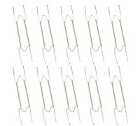 Générique Crochet de à ressort Invisible en forme de 10 W, pour décoration murale, artisanat en matériaux en acier robustes, cintres en métallique