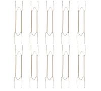 Générique Crochet de à ressort Invisible en forme de 10 W, pour décoration murale, artisanat en matériaux en acier robustes, cintres en métallique