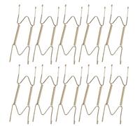 Générique Crochet de à ressort Invisible en forme de 10 W, pour décoration murale, artisanat en matériaux en acier robustes, cintres en métallique