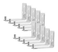 Générique Crochet de Fixation pour Extincteur Mural en Fer L Forme Robuste et Gain de Place, Lot de 10 Pièces pour Supports de Montage Sécurité Incendie