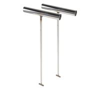 Générique Crochet de levage 2 pièces crochets en acier inoxydable levier de levage pour trappes et portes roulantes usage quotidien et professionnel