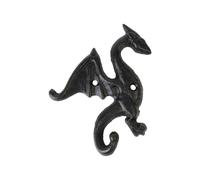 Générique Crochet Dragon en métal Unique pour accrocher des clés et des chapeaux, crochet de Dragon en fonte de rangement décoratif en fer