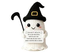 Générique Crochet Halloween Positif Déco de Bureau Encouragement des Fêtes