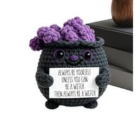 Générique Crochet Halloween Positif Décoration De Table Festive Motivante