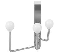 Générique Crochet Porte-serviettes Robuste 3 Boules en Acier Inoxydable pour Porte Rangement Pratique de Paquet et Vêtements