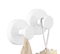 Générique Crochets à ventouse solides, crochets en acier inoxydable - Crochets à serviettes à ventouse pour mur | 2X antirouille, crochets à peignoir peu encombrants pour salle de bain, entrée