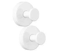 Générique Crochets à ventouse solides, crochets en acier inoxydable - Crochets à serviettes à ventouse pour mur,2X antirouille, crochets à peignoir peu encombrants pour salle de bain, entrée