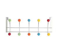 Générique Crochets de porte robustes à suspendre, pour chambre à coucher, porte de salle de bain, 10 crochets en acier inoxydable, cintre de rangement multicolore