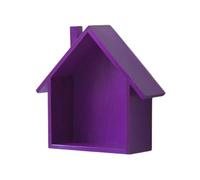 Générique Curio Shelf, Cute Small Floating Shelves, House Frame Design | Wall Mounted Cute Small Nursery Decorative Shelf Decor for Wedding, Display Decorations, Living Room