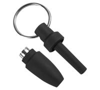 Générique Cutter Perforateur Portable pour Cigares avec Porte-clés Outil de Perçage Silicone et Acier Inoxydable Pratique pour Amateurs de Cigares Ouverture de Trou Lisse