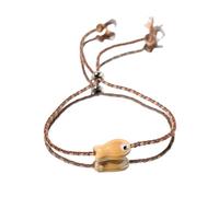 Générique de perles de poisson en céramique, bijoux de styles bohèmes pour femmes et filles, accessoire polyvalent de poignet et de cheville, de poisson en céramique fait à la main