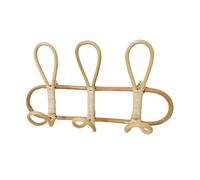 Générique De suspension pour vêtements, porte-manteau, et élégant, cintre de porte tissé en rotin pour vêtements et accessoires, fait à la main