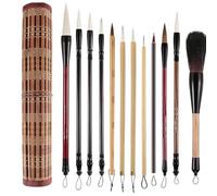 Générique d'écriture chinois - Ensemble de 15 pinceaux pour l'écriture de | peinture artistique traditionnelle, à aquarelle, d'art, stylo d'écriture à l'eau professionnel pour esquisser de