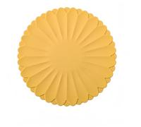 Générique Dessous Plat Silicone Rond 30 cm/11.81in sous Plat de Table en Silicone Tapis Dessous de Plat Résistant à la Chaleur et Antidérapant pour Cuisine Casseroles Tasses Assiettes, 6 Couleurs