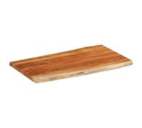 Générique Dessus de Table 120x60x3,8cm rectangulaire Bois Massif d'acacia,Meubles, Accessoires pour Tables, Plateaux de Table, Brun (Poids 23.61KG)